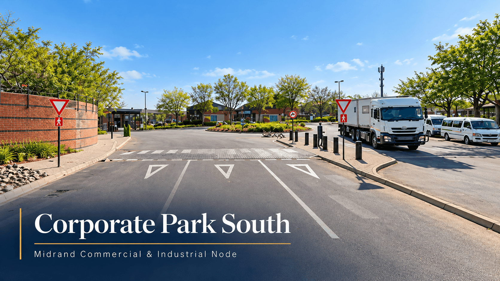 Corporate Park South entrance in Midrand