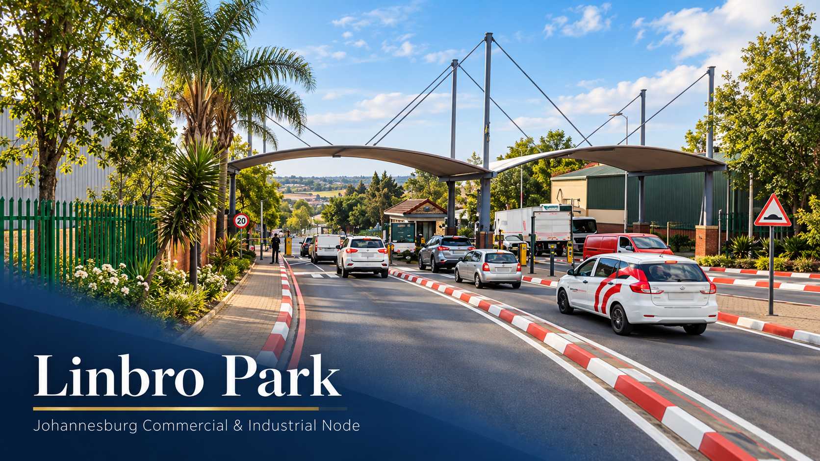 Linbro Park entrance in Johannesburg